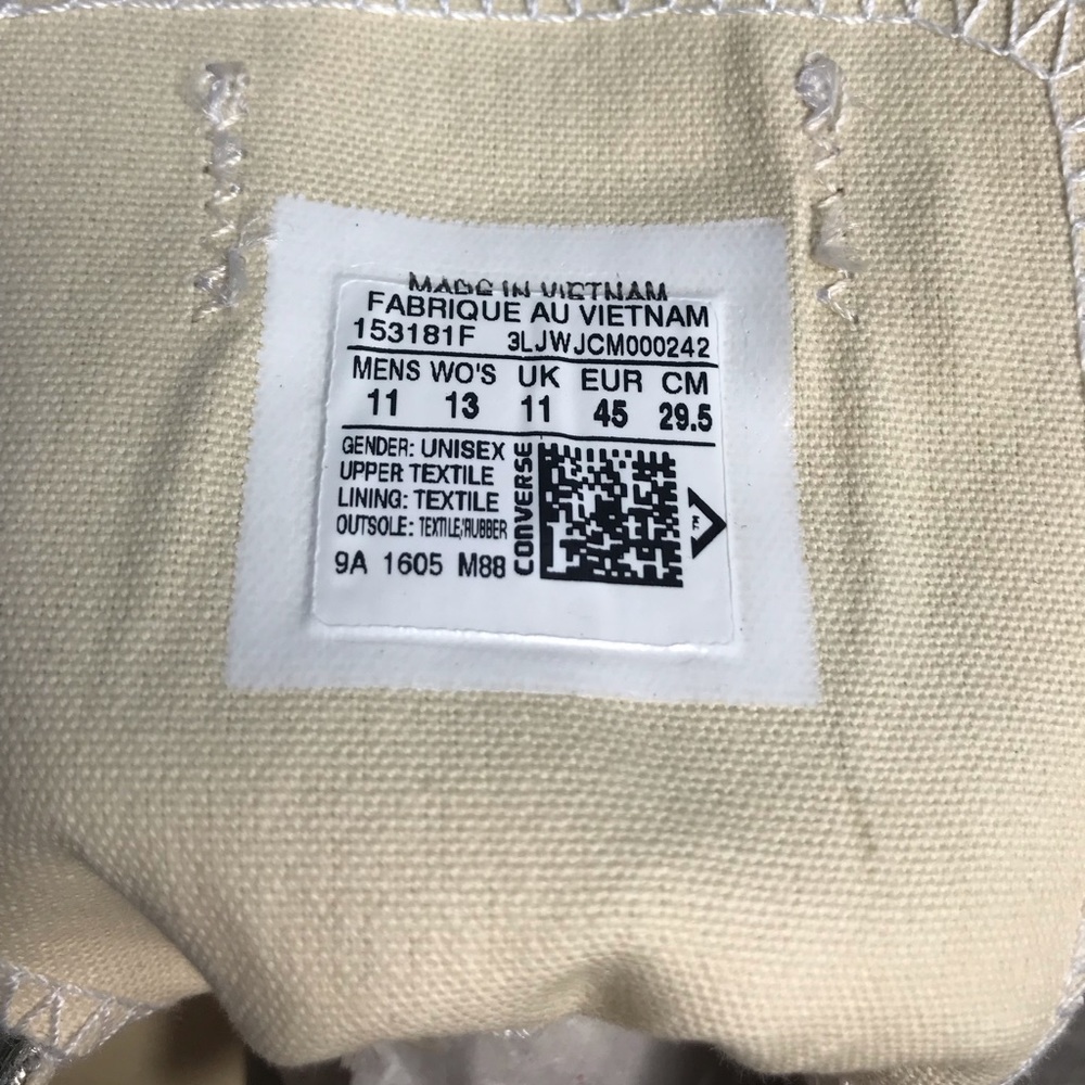 NWT Converse Ctas OX Light Gold M AUTHENTIC - Picture 6 of 7